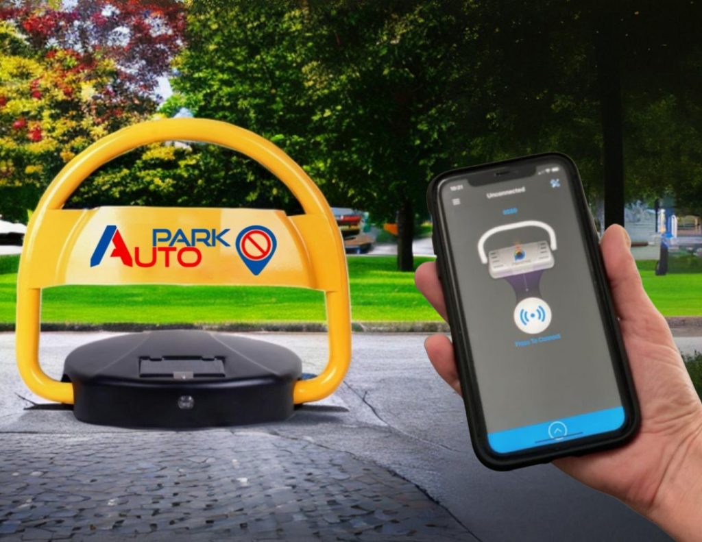 Blocator-parcare-automat-cu-2-telecomenzi-acumulator-AutoPark12-Aplicație mobilă